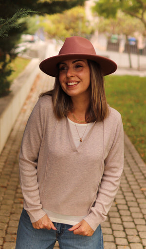 Camisola com capuz "2 em 1"