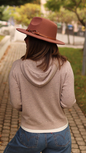 Camisola com capuz "2 em 1"