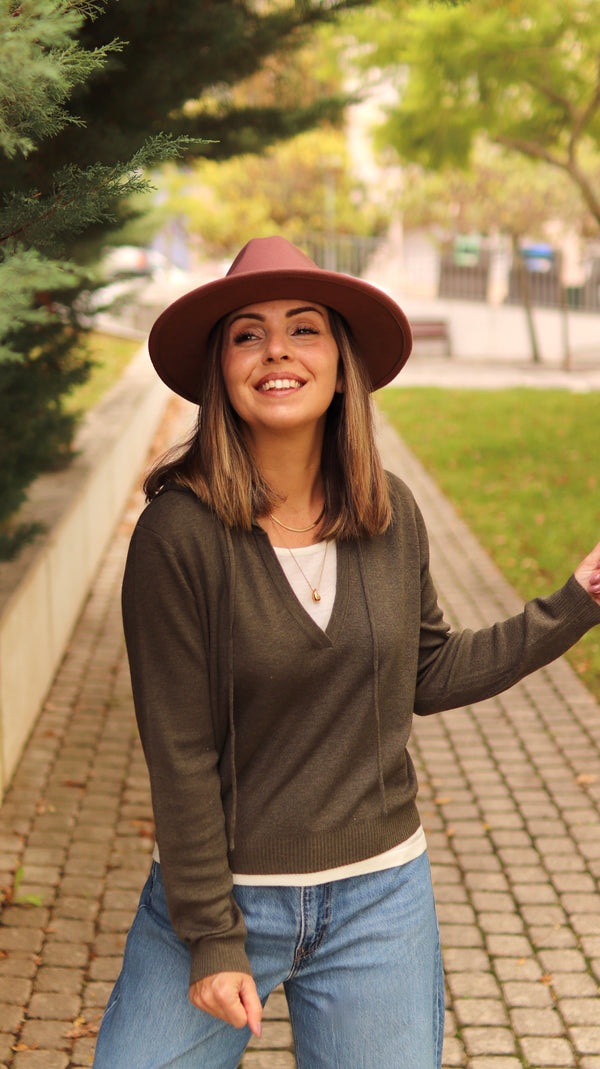 Camisola com capuz "2 em 1"