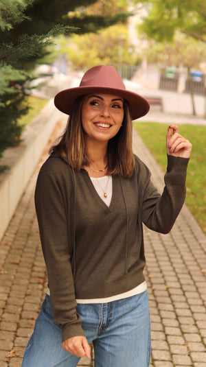 Camisola com capuz "2 em 1"
