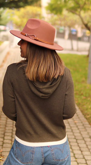 Camisola com capuz "2 em 1"