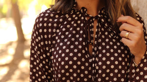 Blusa de bolinhas