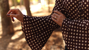 Blusa de bolinhas