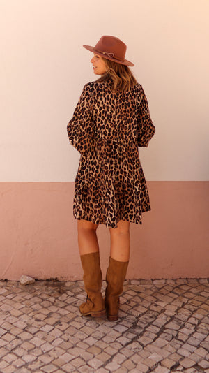 Vestido Boho "Animal Print"