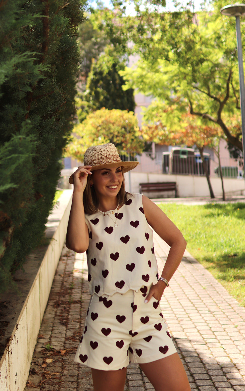 Calções “Cherry Love”
