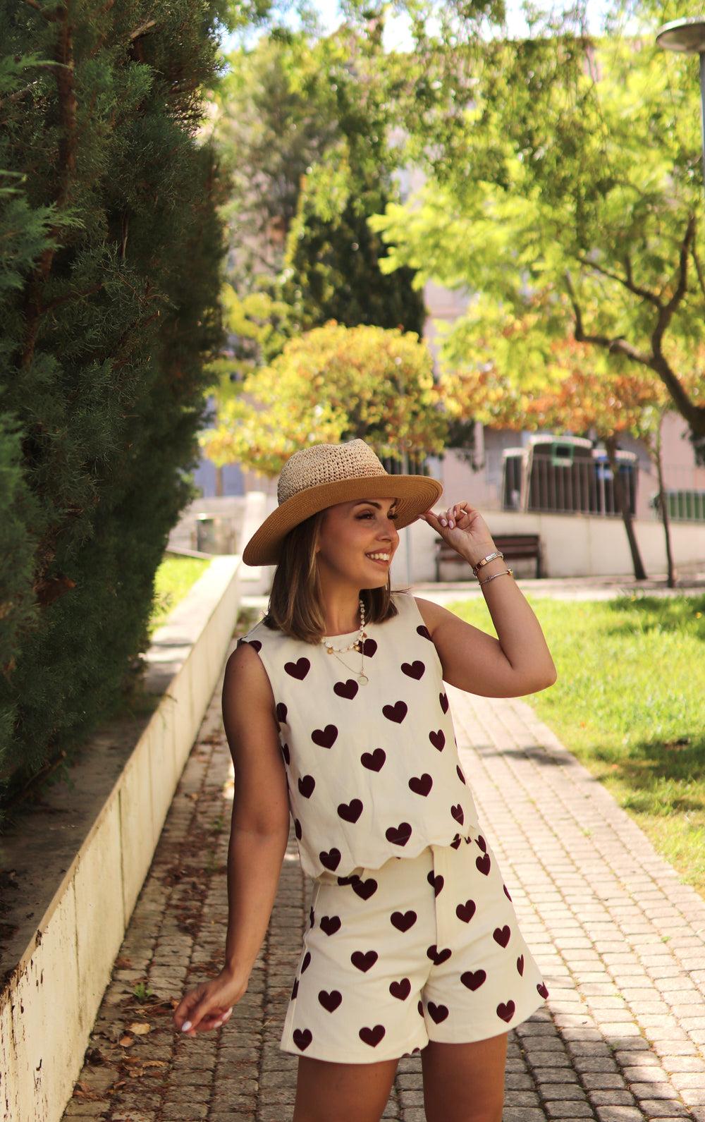 Calções “Cherry Love”