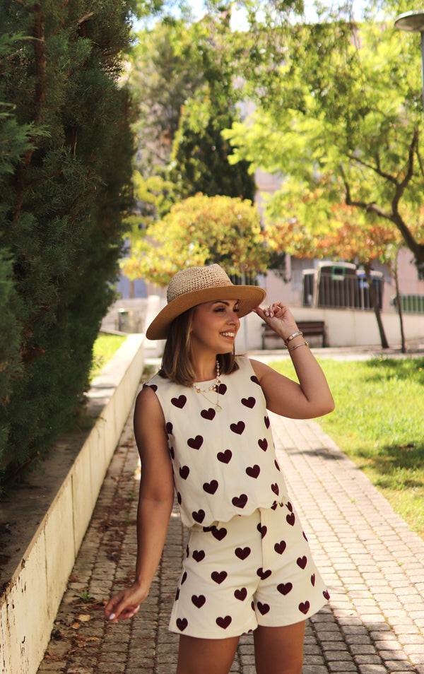 Calções “Cherry Love”