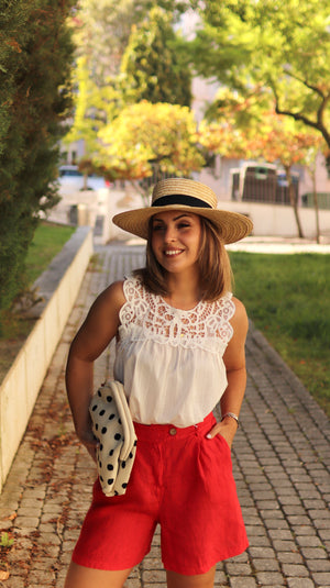 Pantalones cortos “Carmín”
