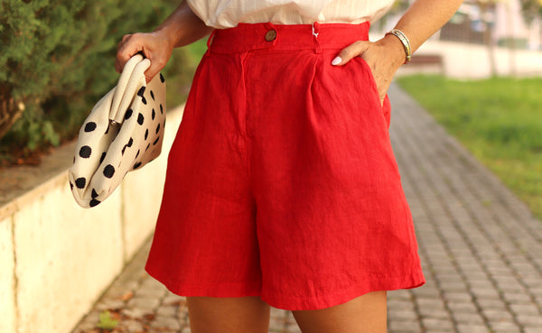 Pantalones cortos “Carmín”