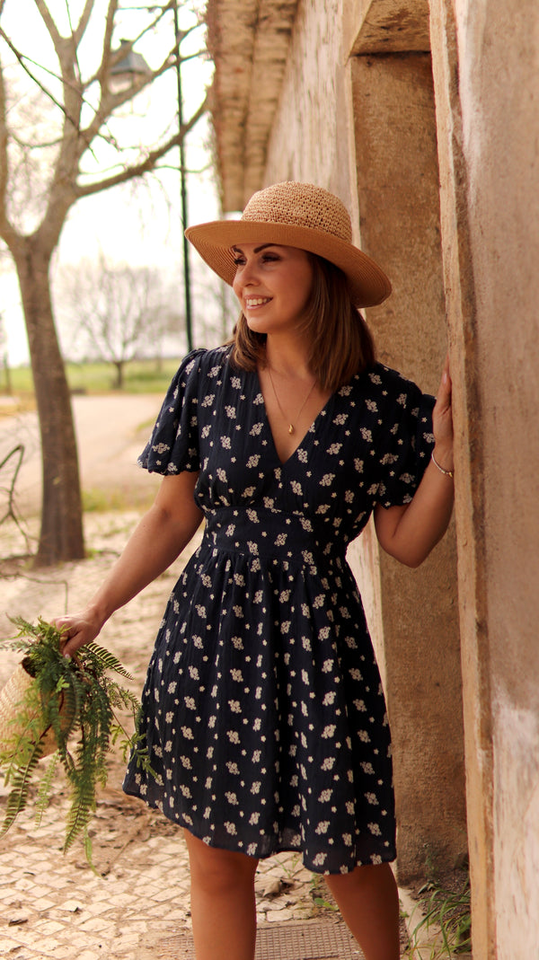 Vestido "Flores de Medianoche"