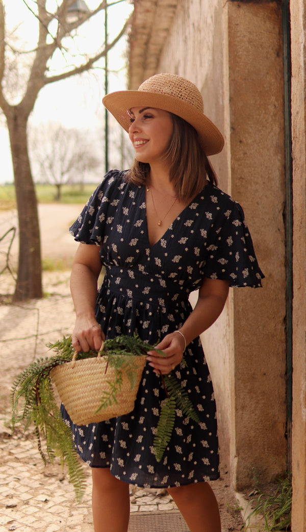 Vestido "Flores de Medianoche"