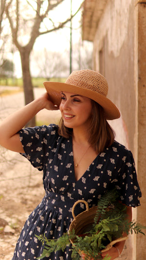 Vestido "Flores de Medianoche"
