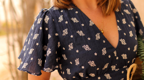 Vestido "Flores de Medianoche"