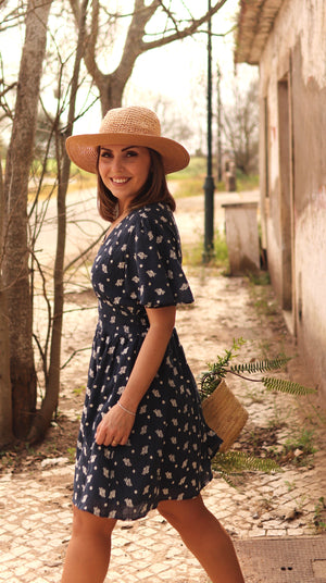 Vestido "Flores de Medianoche"