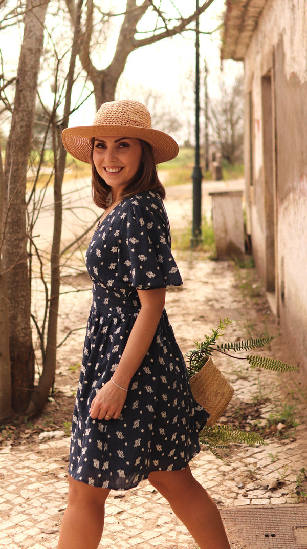Vestido "Flores de Medianoche"
