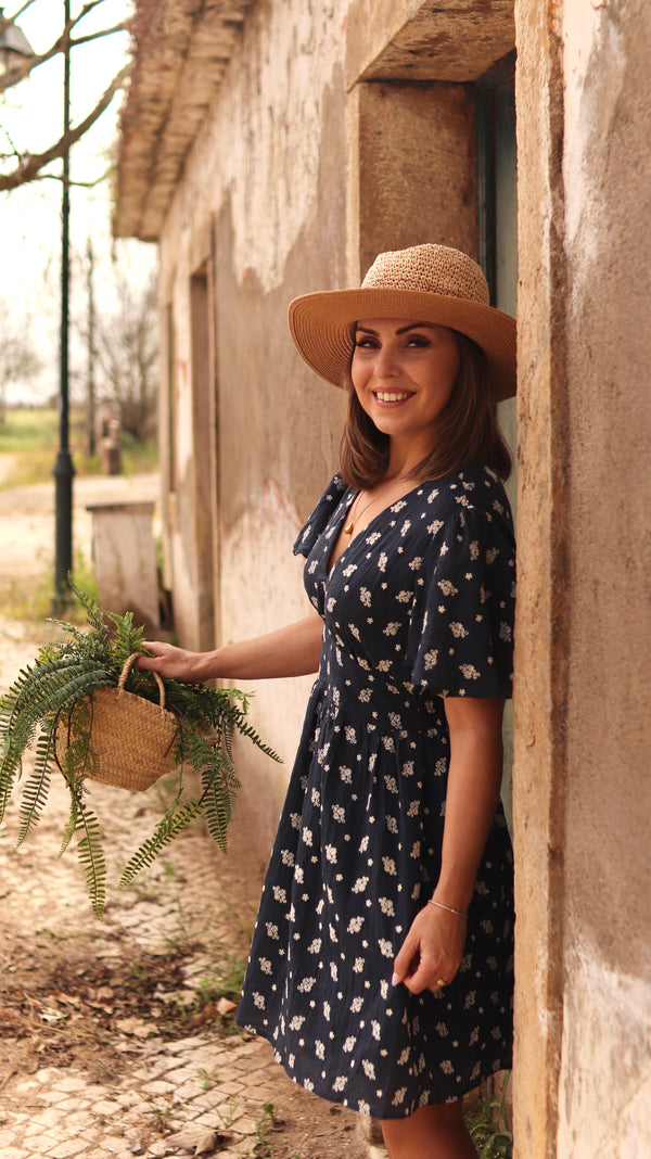 Vestido "Flores de Medianoche"