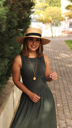Vestido en color miel