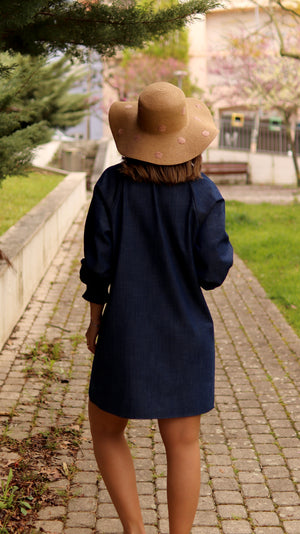 Vestido "Denim Bow"