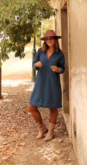 Vestido de ganga