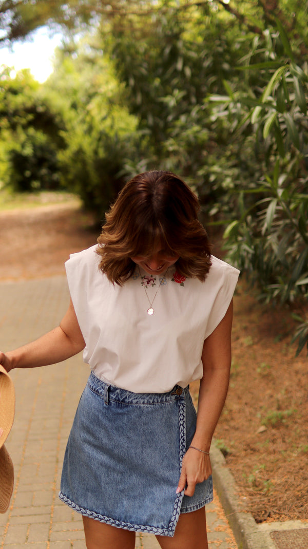 Falda-pantalón «Blue Summer»