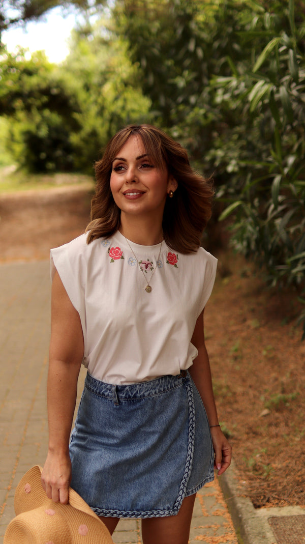 Falda-pantalón «Blue Summer»