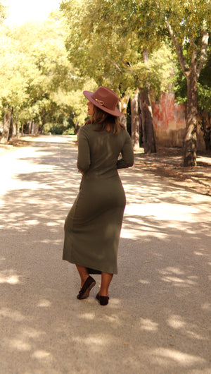Vestido canelado
