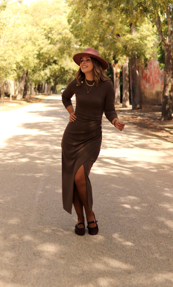 Vestido canelado