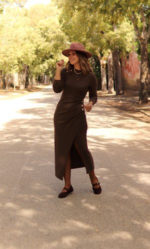 Vestido canelado
