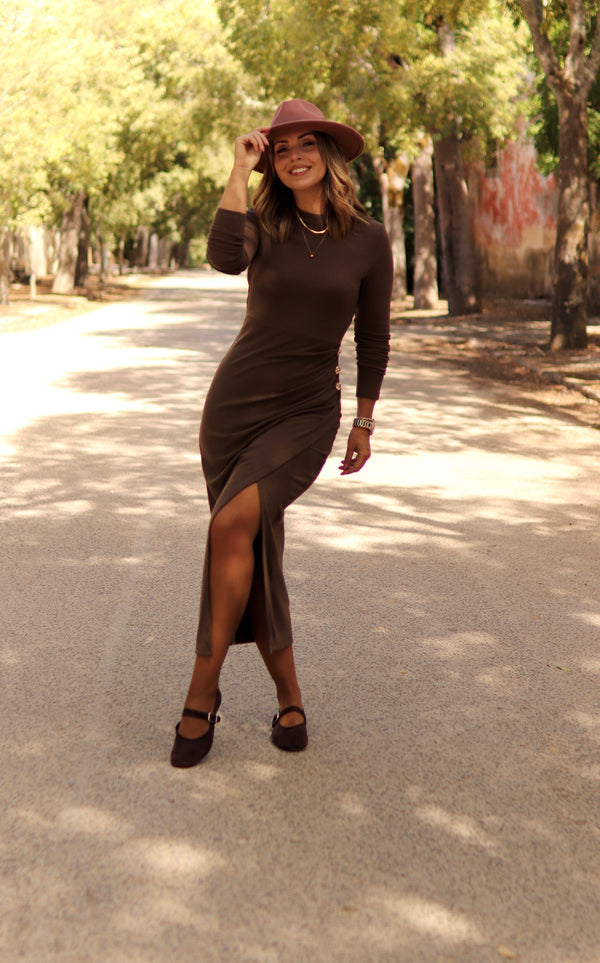 Vestido canelado
