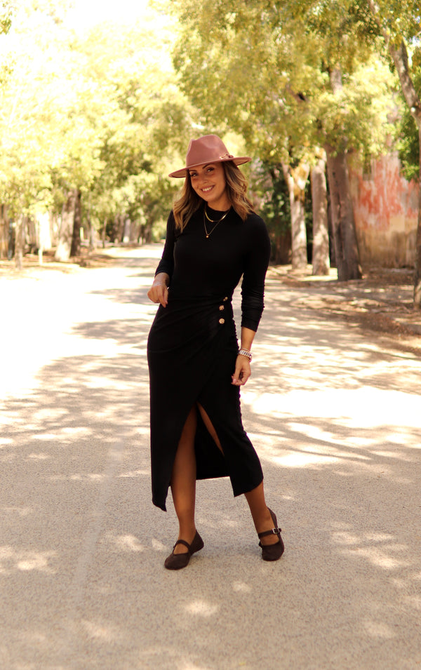 Vestido canelado