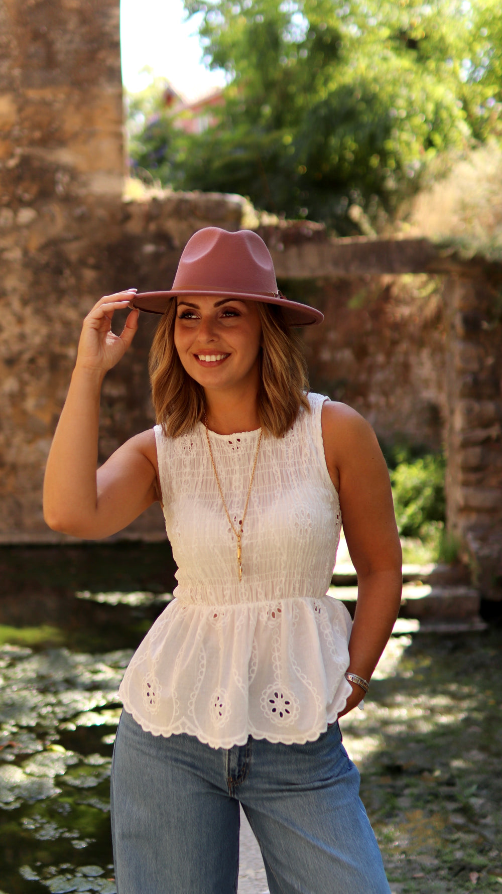 Túnica Peplum “Luz de Agosto”
