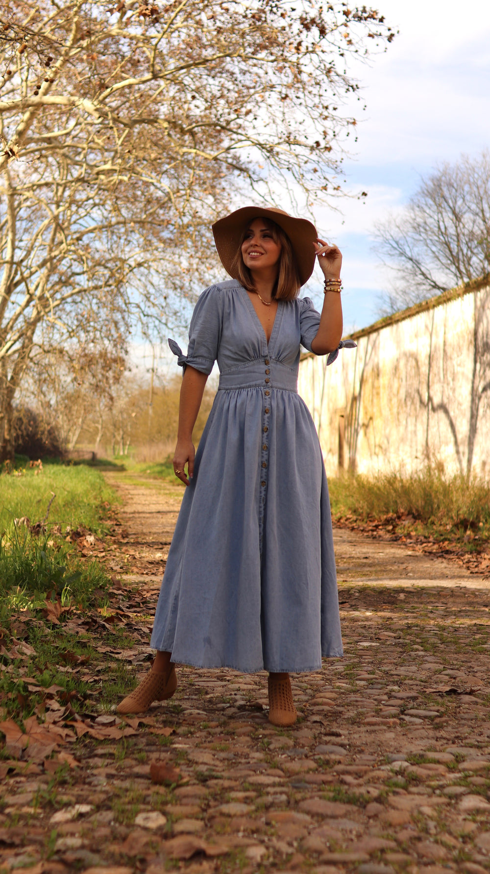 Vestido "Jardim Secreto"