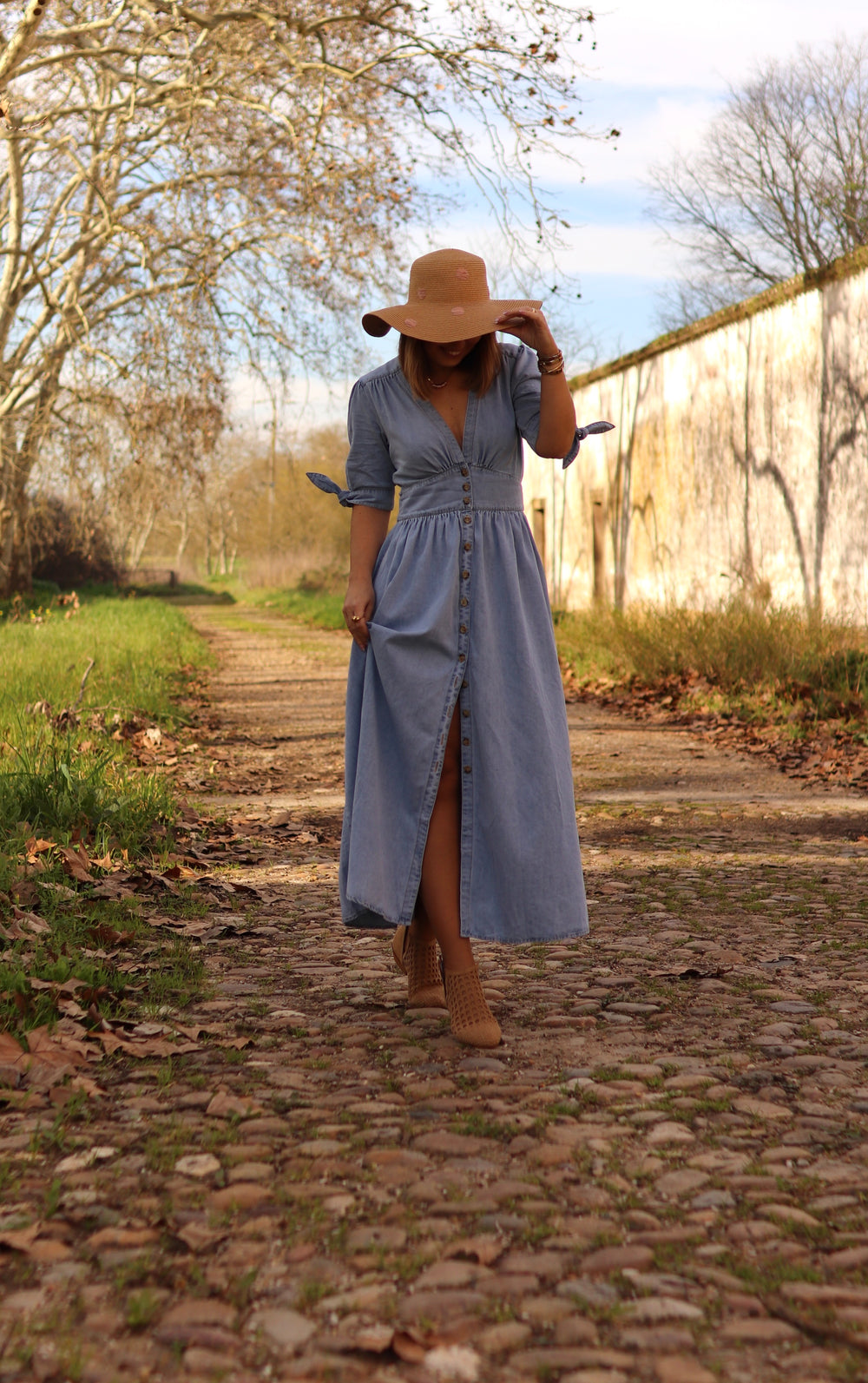 Vestido "Jardim Secreto"