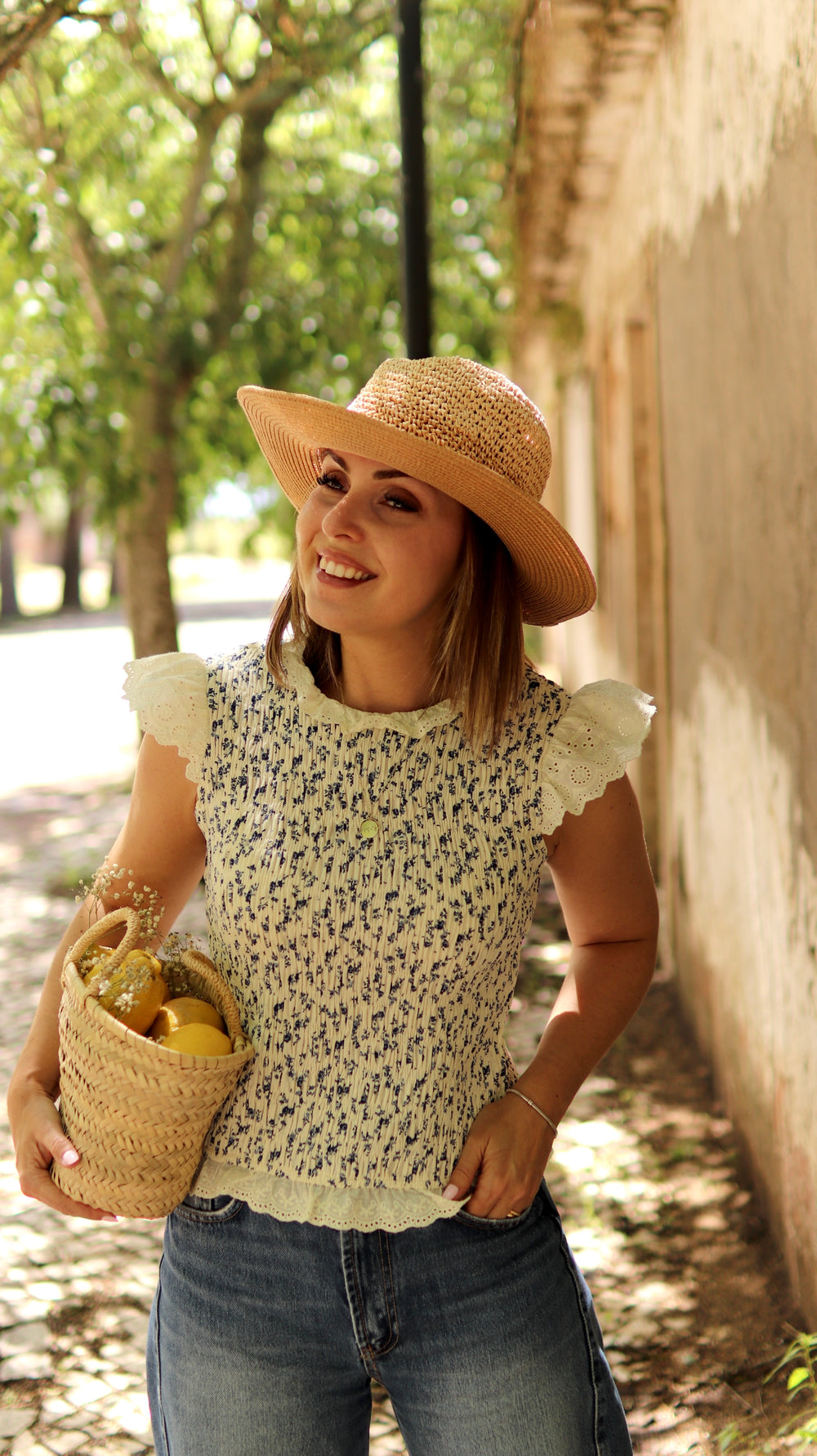 Blusa “Campo Azul”