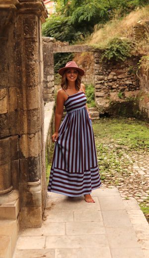 Vestido Comprido “Canela Dourada”