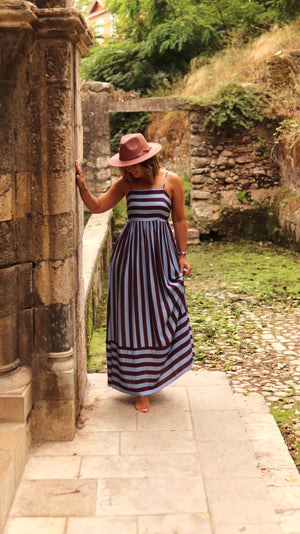 Vestido Comprido “Canela Dourada”