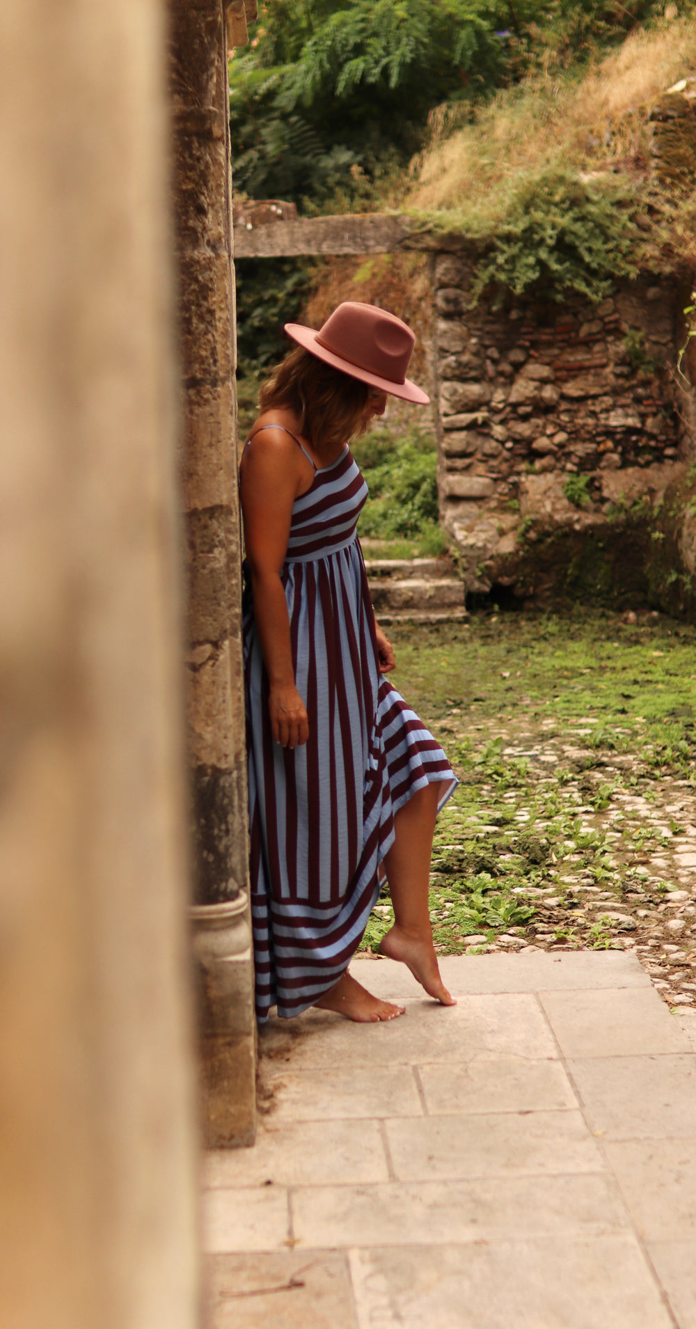 Vestido Comprido “Canela Dourada”