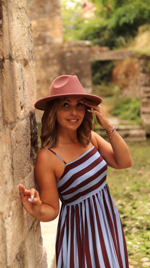 Vestido Comprido “Canela Dourada”