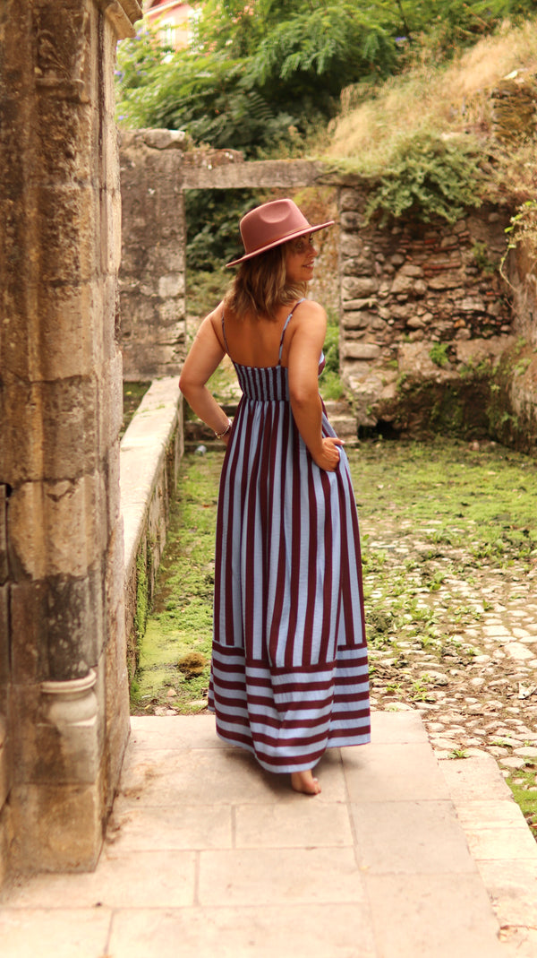Vestido Comprido “Canela Dourada”