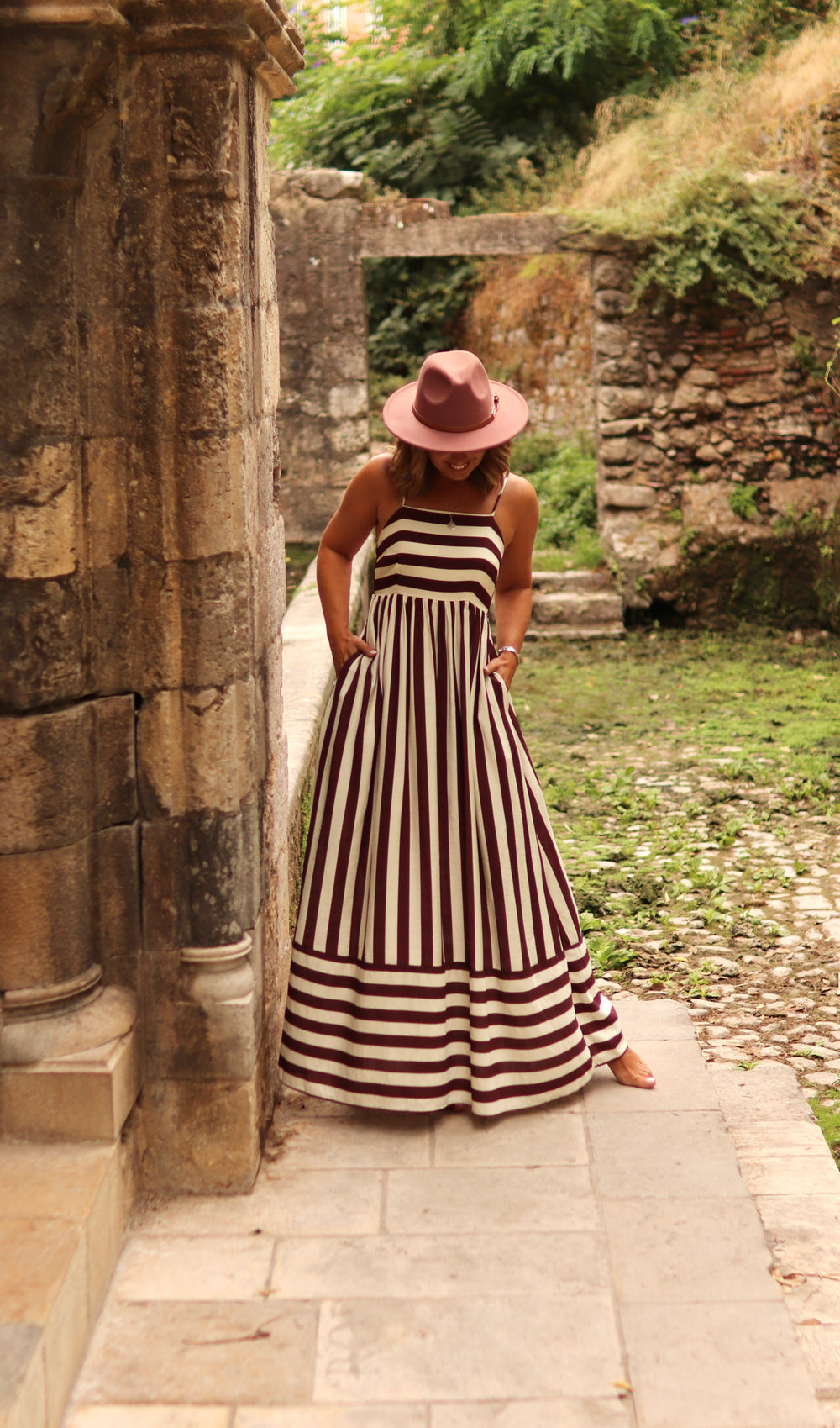 Vestido Comprido “Canela Dourada”