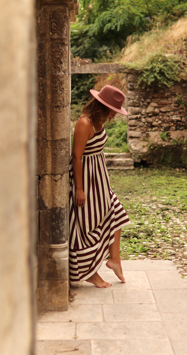 Vestido Comprido “Canela Dourada”
