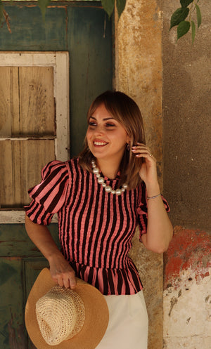Blusa "Dolce Stripes"