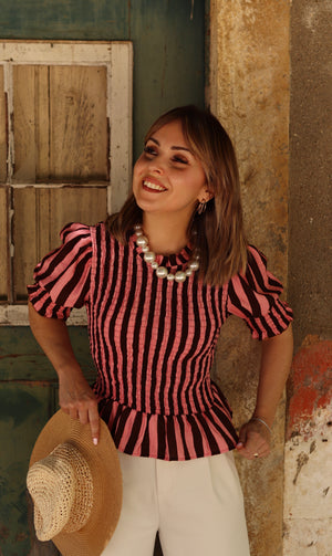 Blusa "Dolce Stripes"