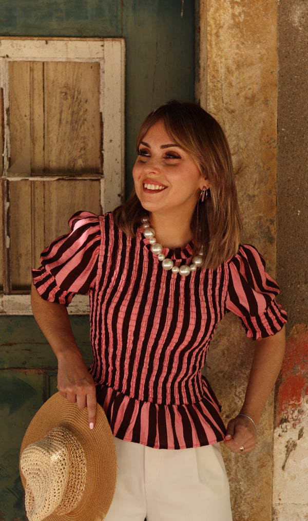 Blusa "Dolce Stripes"