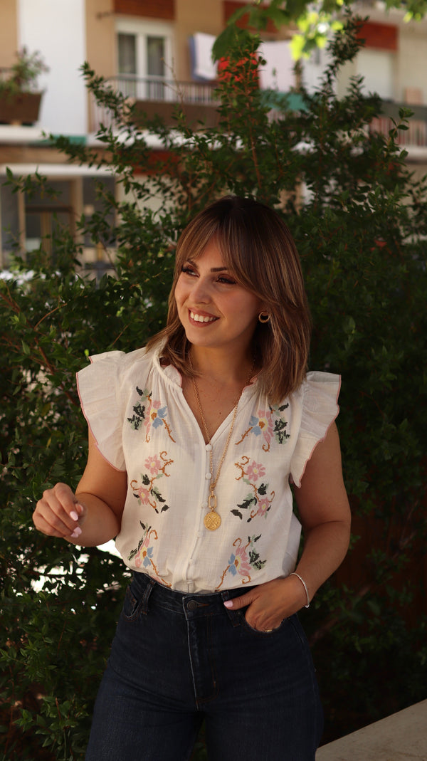 Blusa “Primavera Bordada”