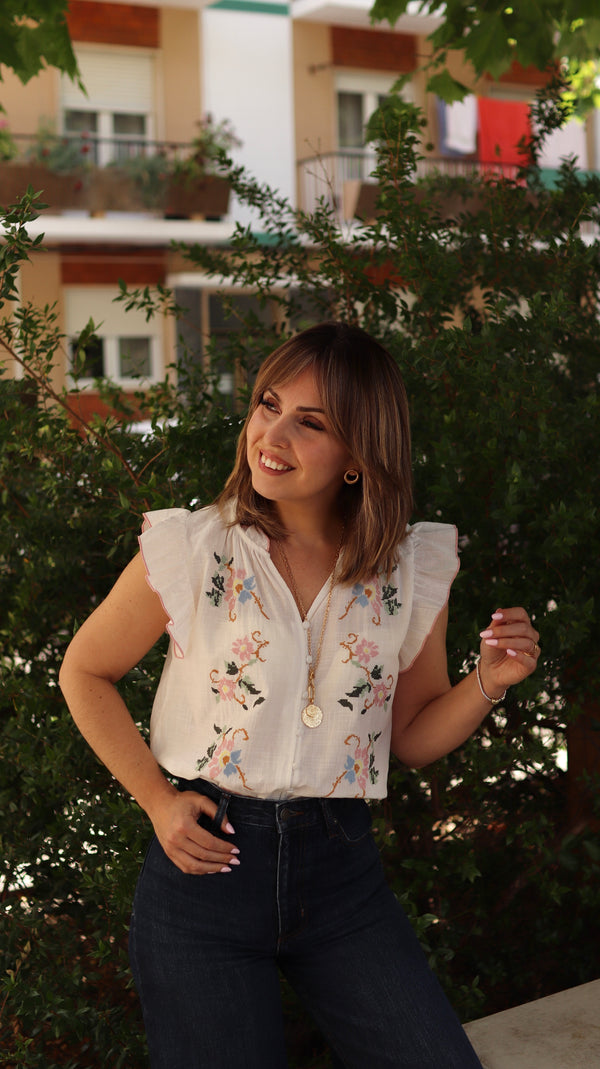 Blusa “Primavera Bordada”