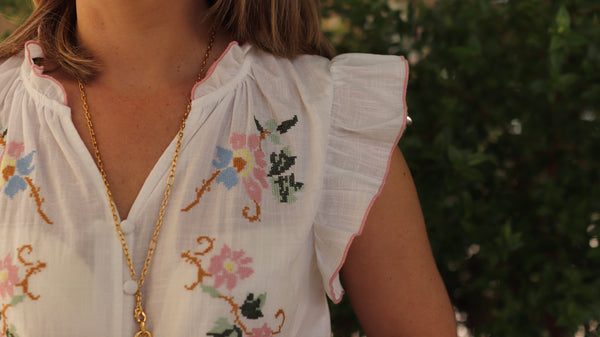 Blusa “Primavera Bordada”