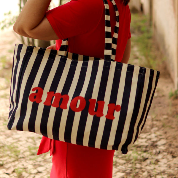 Bolso “Amour Stripes”