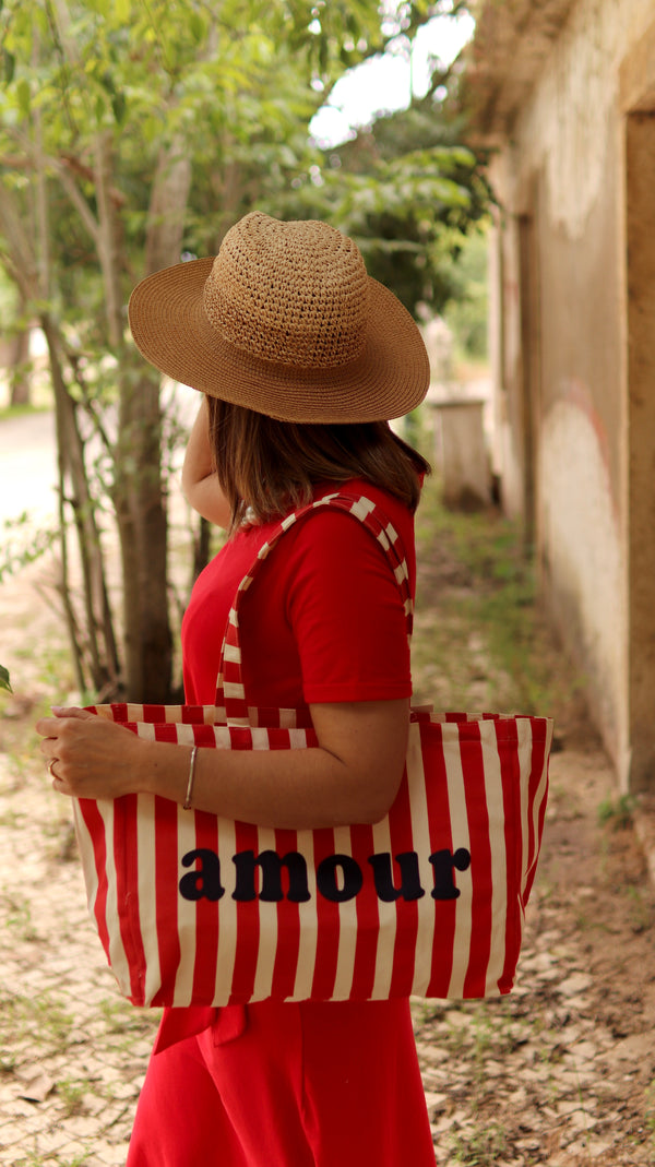 Bolso “Amour Stripes”