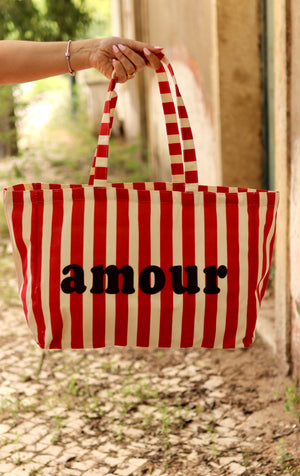Bolso “Amour Stripes”